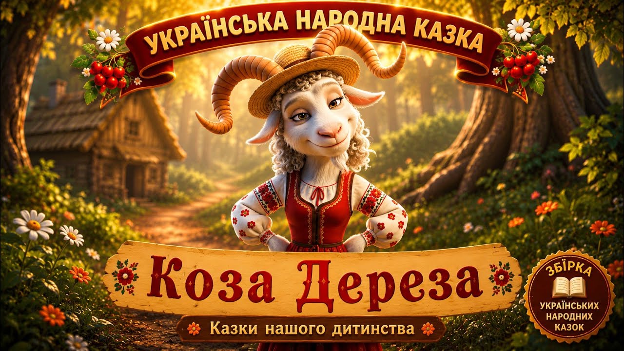 Українська народна казка Коза Дереза