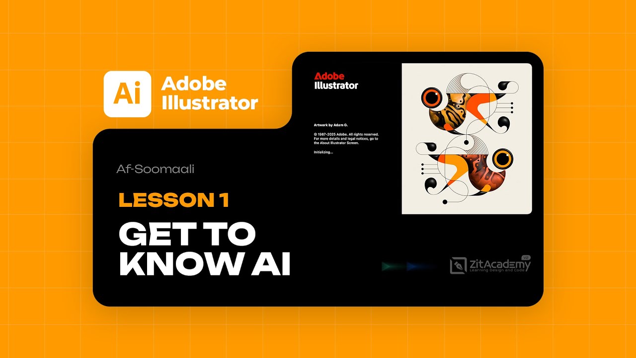 Day 1 Adobe Illustrator: Get to Know Adobe Illustrator – Somali