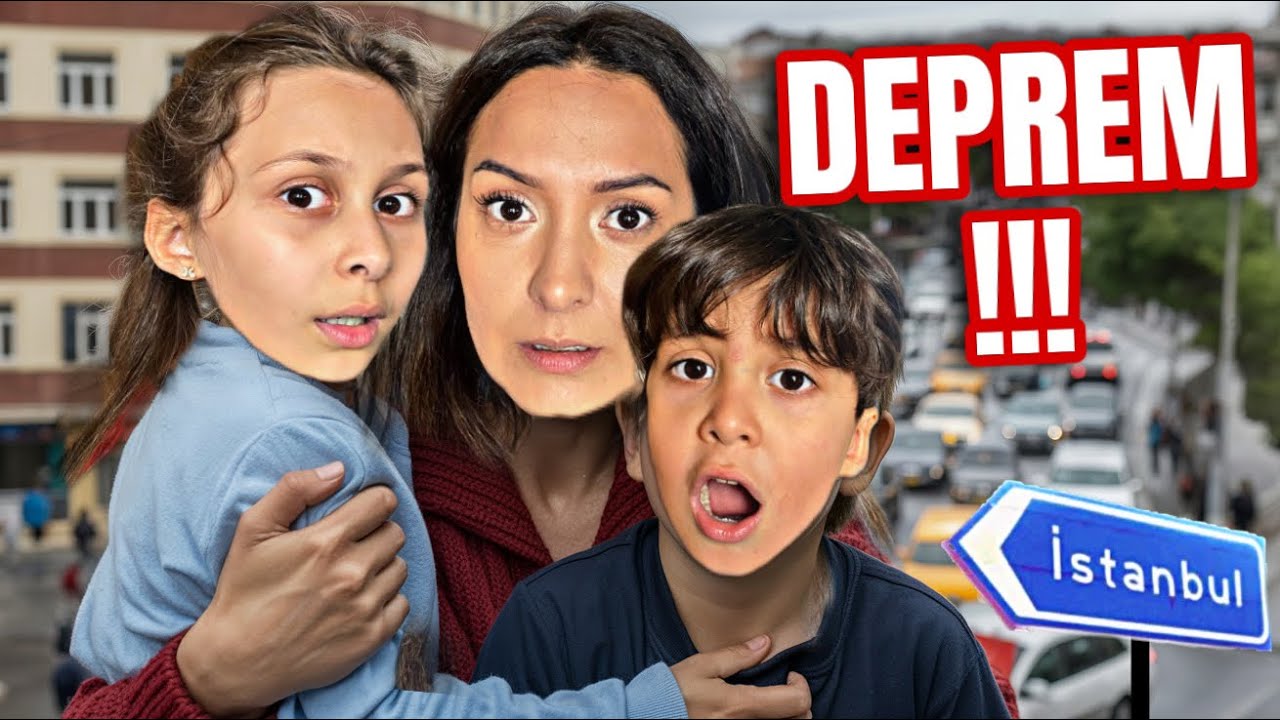 Deprem Oldu Rüya ve Rüzgar Okuldaydı Panik Dolu Anlar !!