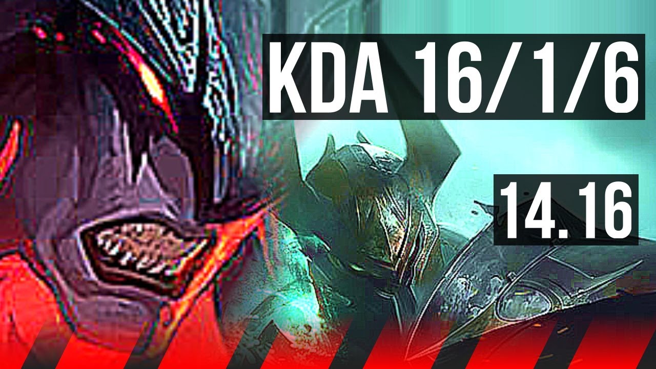 AATROX vs MORDEKAISER (TOP) | 16/1/6, Legendary, 7 solo kills, 46k DMG | EUW Master | 14.16