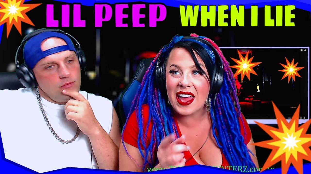 Lil Peep - When I Lie (Official Video) THE WOLF HUNTERZ REACTIONS