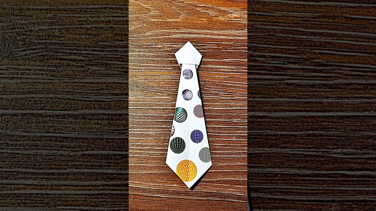 Origami tie