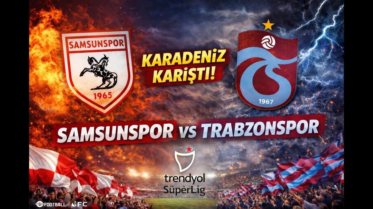 Samsunspor- Trabzonspor TRABZONSPOR TARAFTARI ÇILDIRDI! 😮