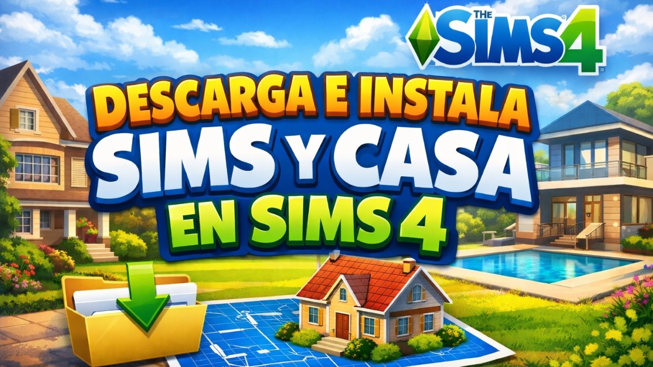 DESCARGA e INSTALAS sims y casa en sims 4/Tutorial/The Sims 4