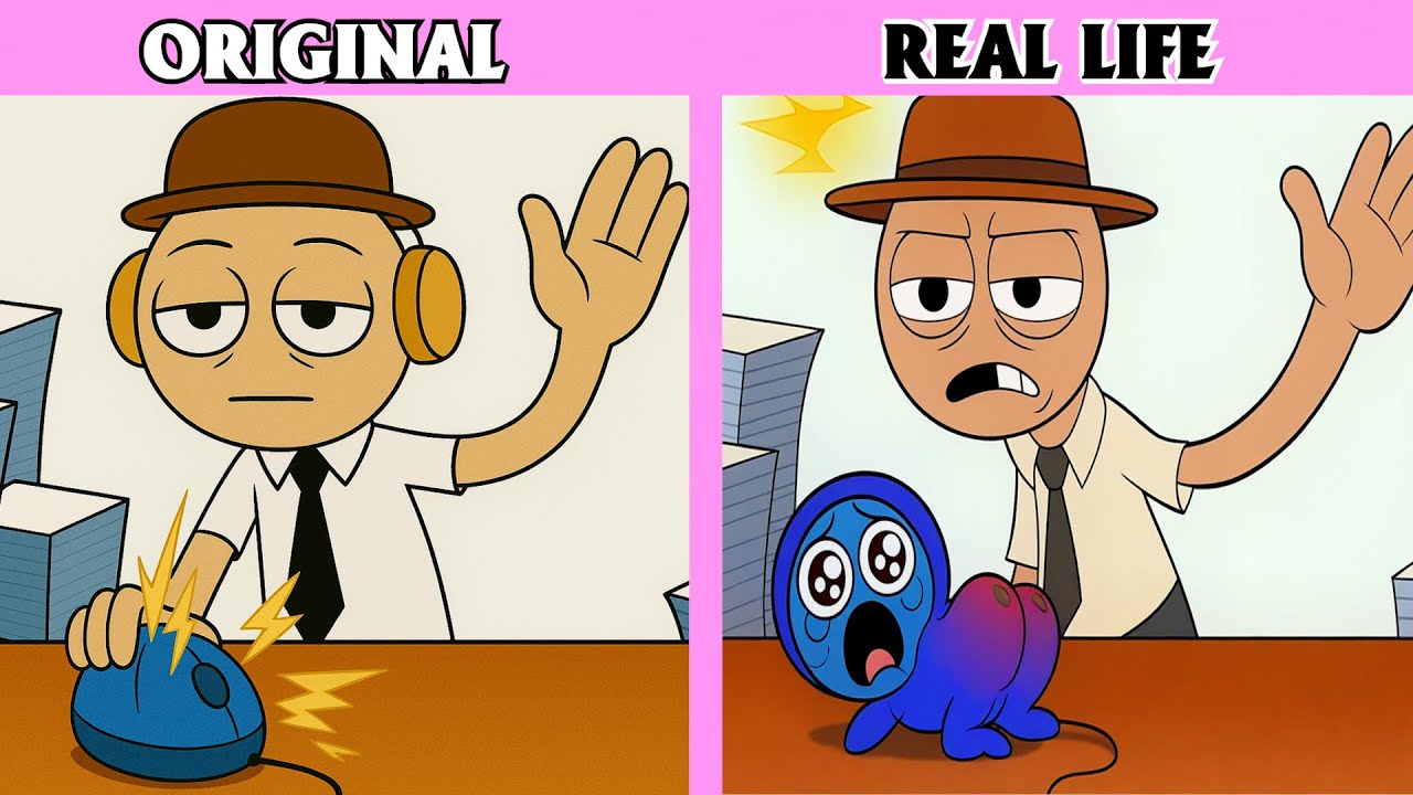 Best TikToks of Incredibox Sprunki: What did Tunner do to make Blue angry? | Original vs Plush Toys