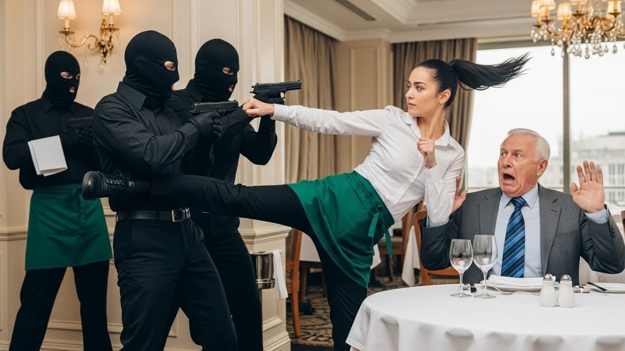 Three Men Attacked A Billionaire In A Restaurant — Then Waitress’s Hidden Skill Changed Everything