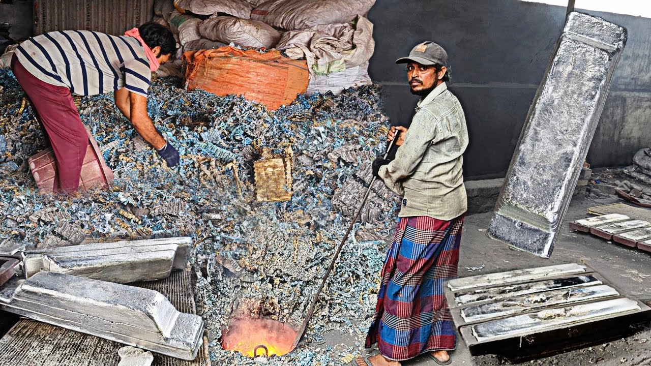 Millions of Waste Aluminum to use Recycling Process | Recycling Methods | Aluminum