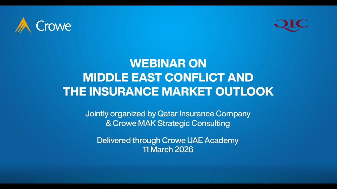 Webinar | Middle East Conflict & Insurance Market Outlook | Expert Insights for GCC Insurers