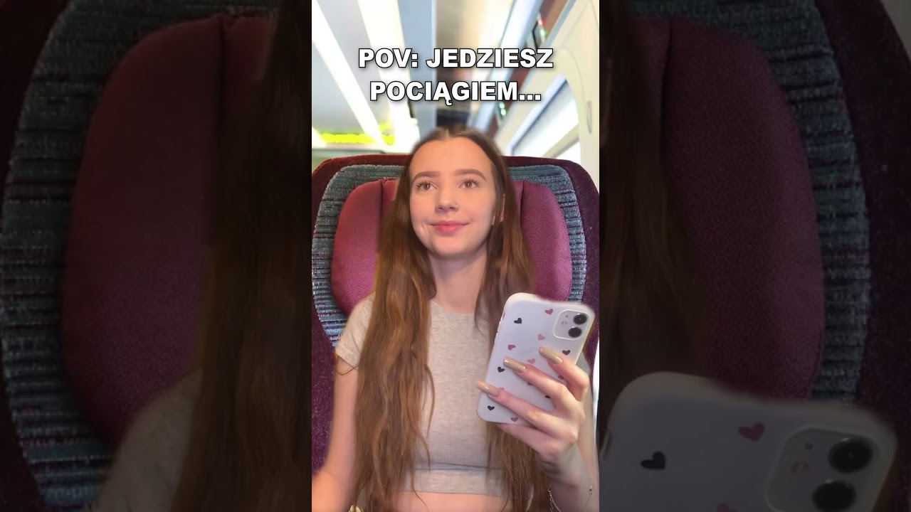 Kiedy jedziesz Pociągiem 🙄 #shorts