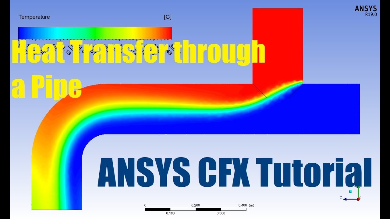 ✅ ANSYS CFX -  Heat Transfer through a Pipe - Tutorial