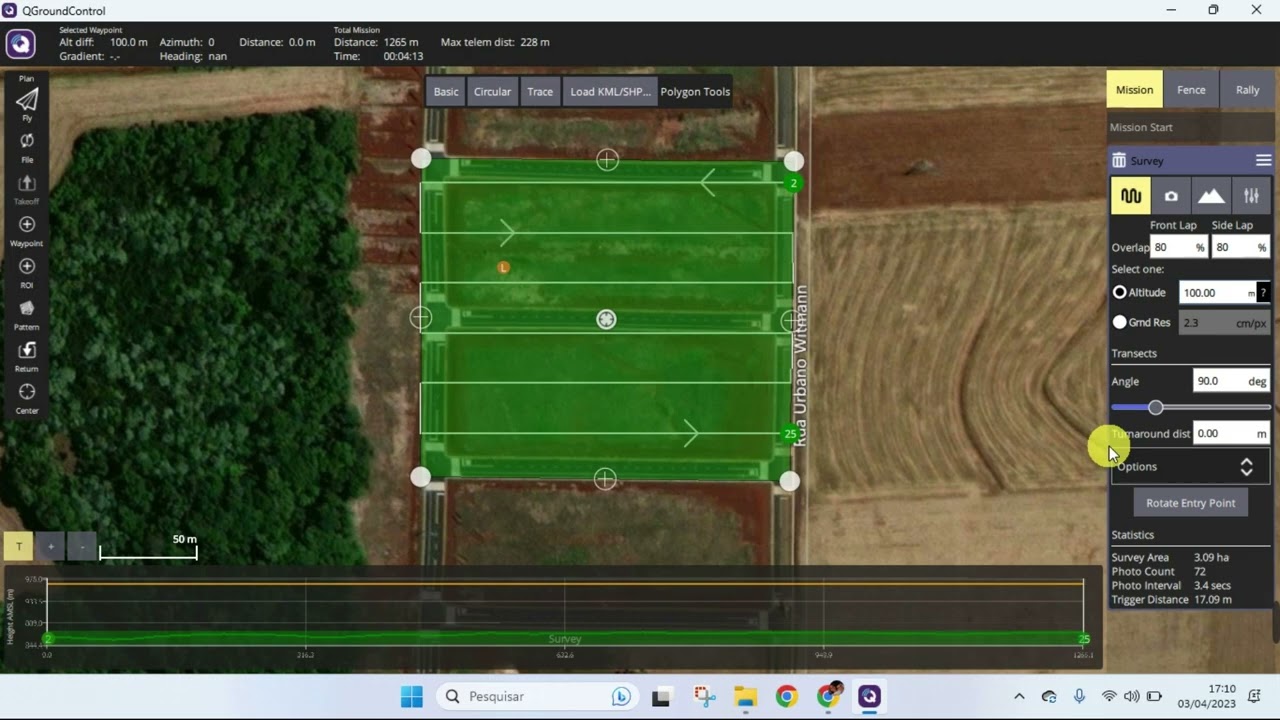 Mapeamento com Litchi + QGroundControl
