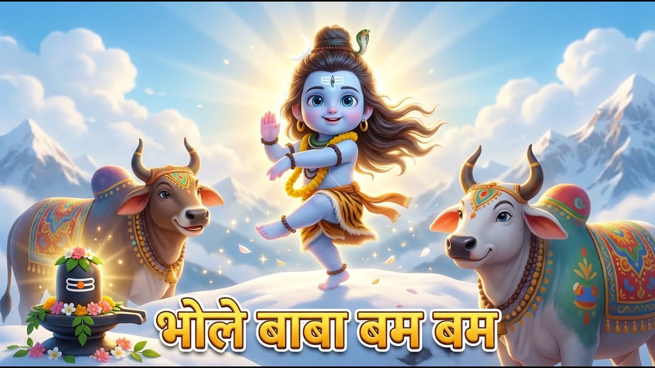 Bhole Baba Lord Shiva  🔱 | Mahashivratri Special Kids  Chant | Har Har Mahadev | Om Namah Shivay