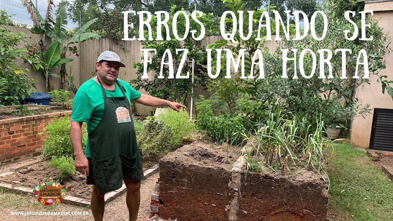 Horta em casa e os erros mais comuns - A reforma I
