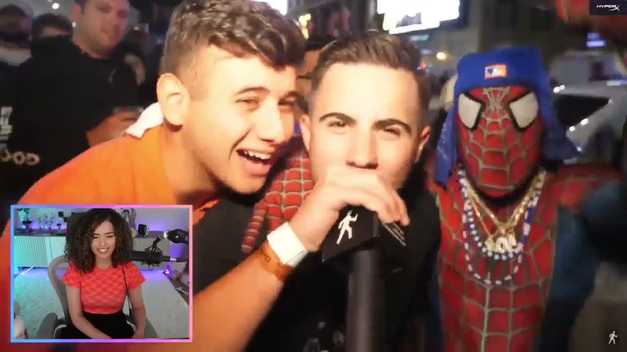Pokimane Reacts to Spider Cuz Compilation - Sidetalk!!