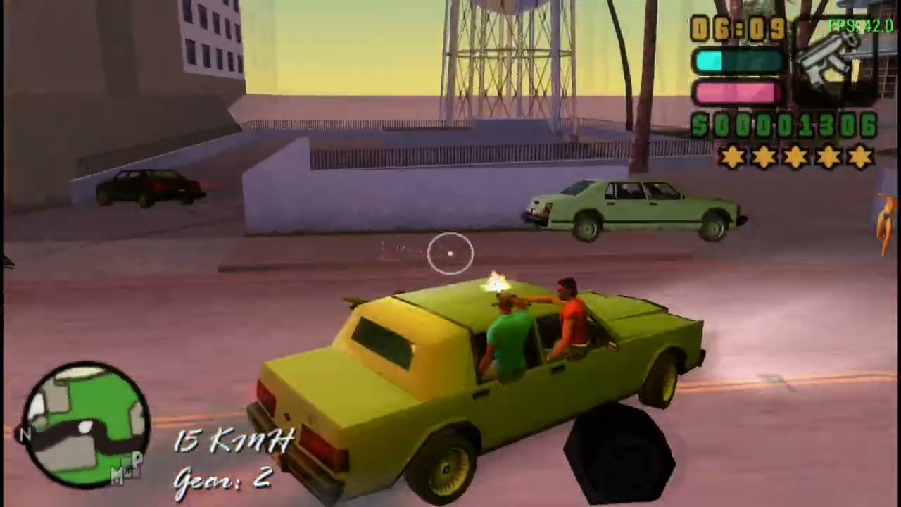 BRING THIS TO GTA 6 GTA VICE CITY STORIES Drive by shooting passengers 4 players.