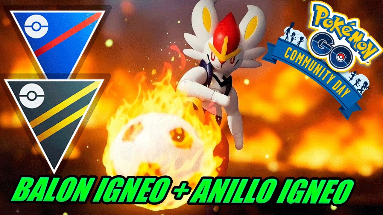 EL DEBUT de CINDERACE con BALON IGNEO y ANILLO IGNEO en LIGA ULTRA y LIGA SUPER - GBL - PvP Go