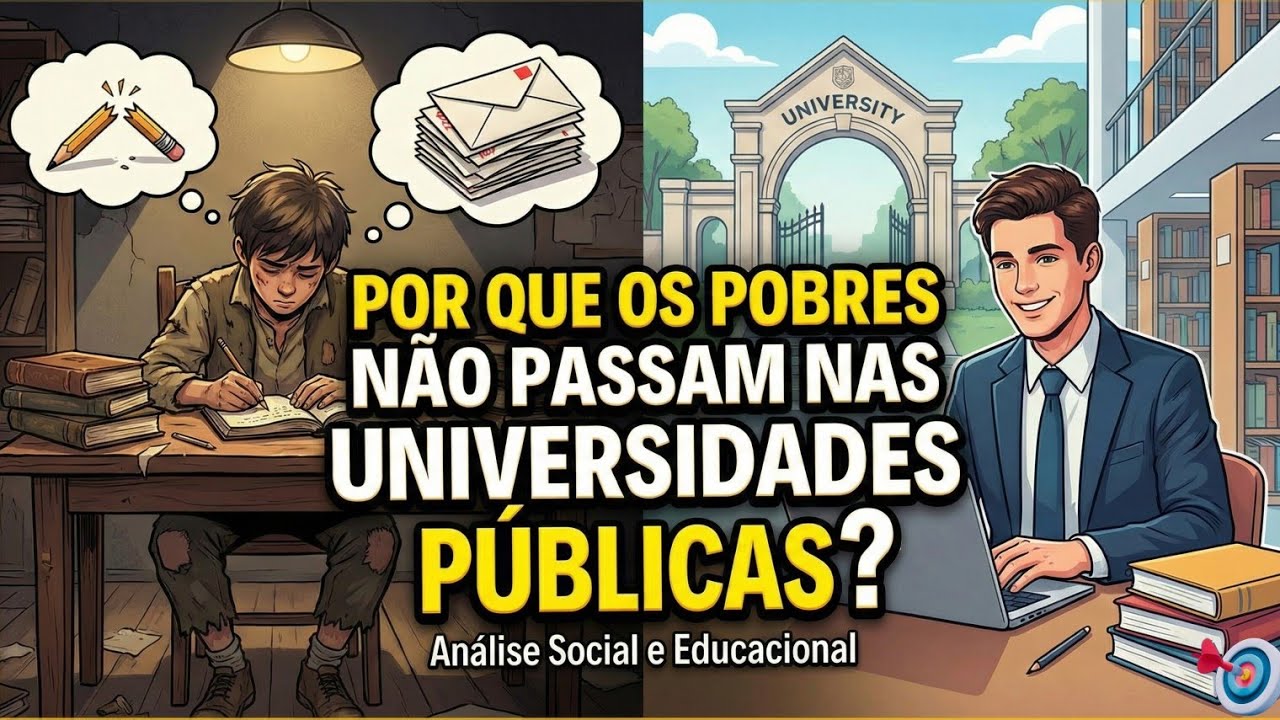POR QUE OS POBRES NÃO PASSAM NAS UNIVERSIDADES PÚBLICAS? | Elias Sousa 