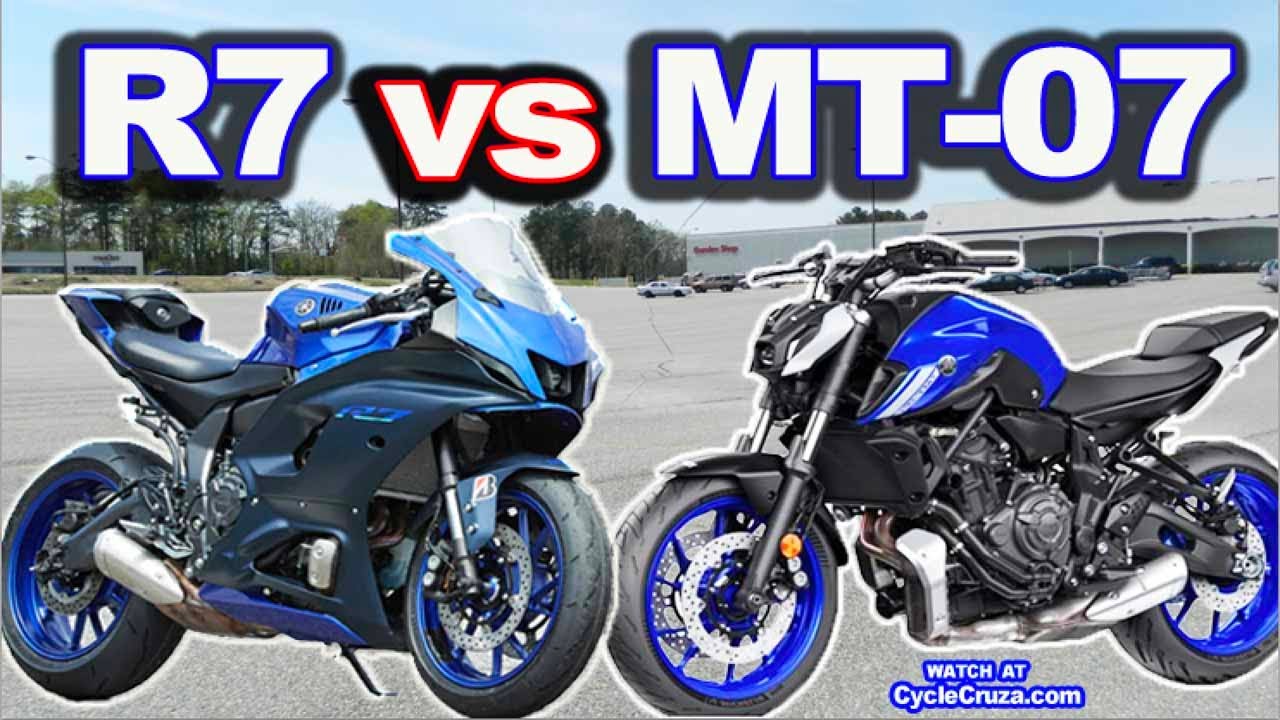 Yamaha R7 против MT07 &mdash; КАКОЙ ЛУЧШЕ?