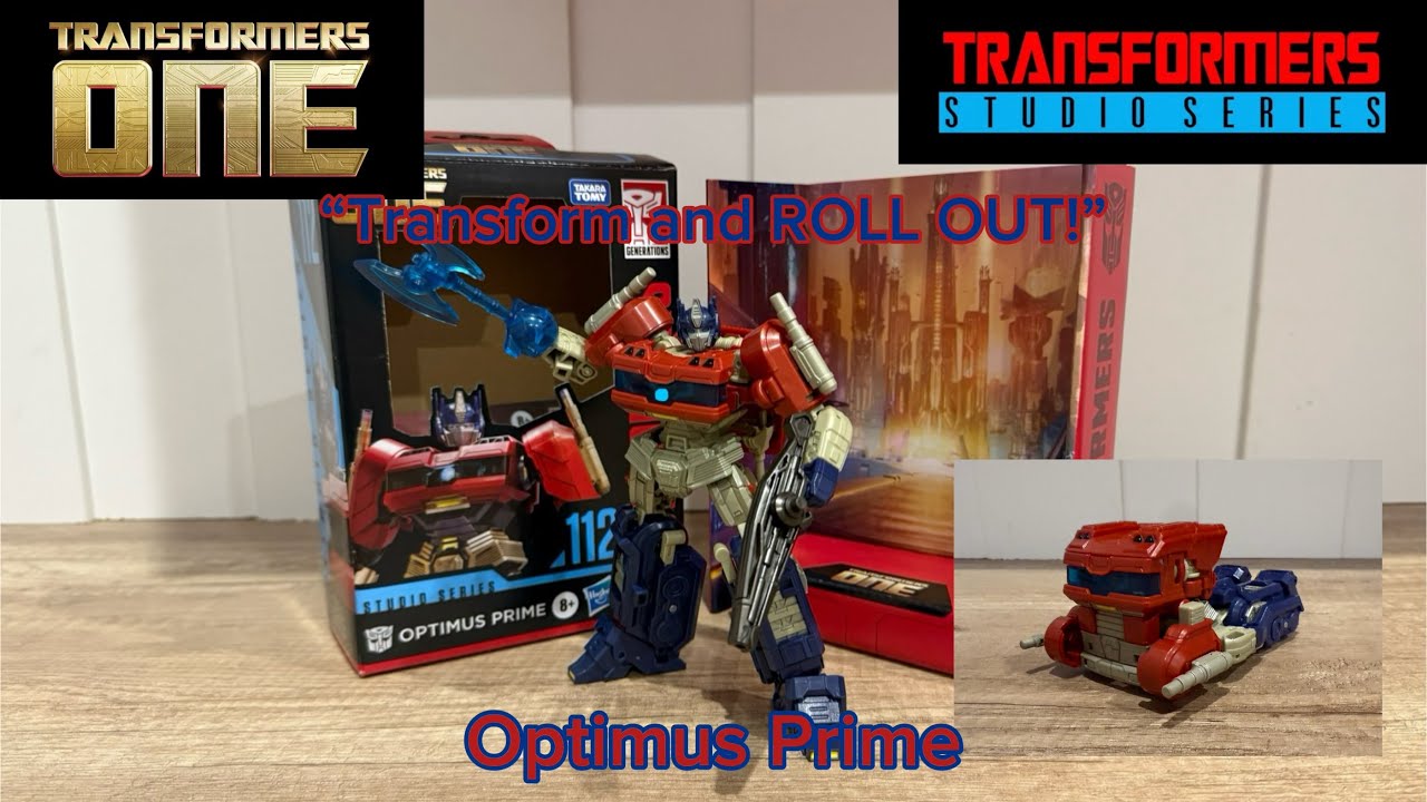 Transformers Studio Series 112 Deluxe Class (TFOne) Optimus Prime (Unbox and Review)