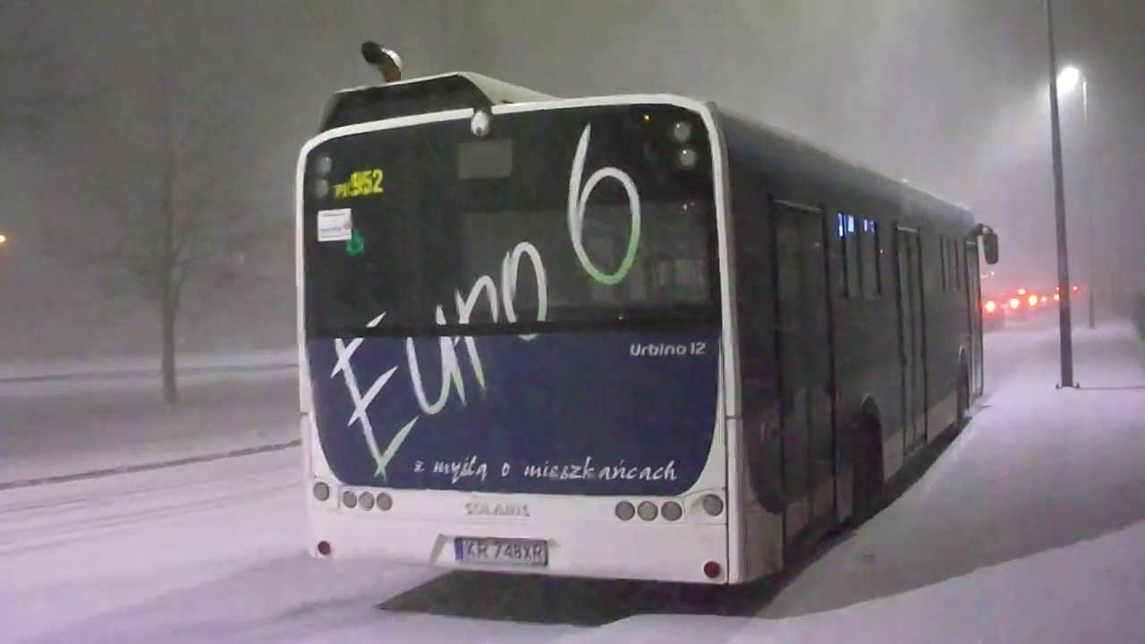 Paraliż komunikacyjny czyli śnieżyca w Krakowie 🚍 linia 163