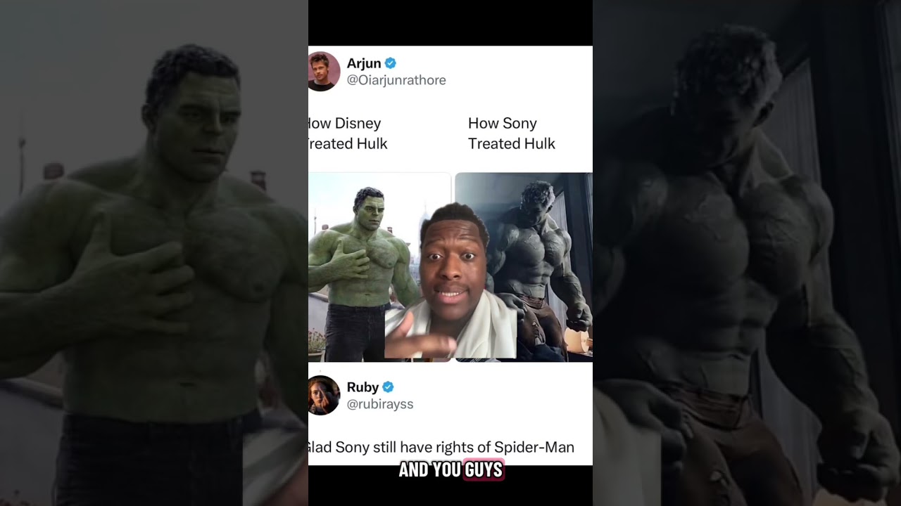 How Disney treated Hulkcompared  to Sony&hellip; #fyp #spidermanbrandnewday #hulk #disney #nmmcomics