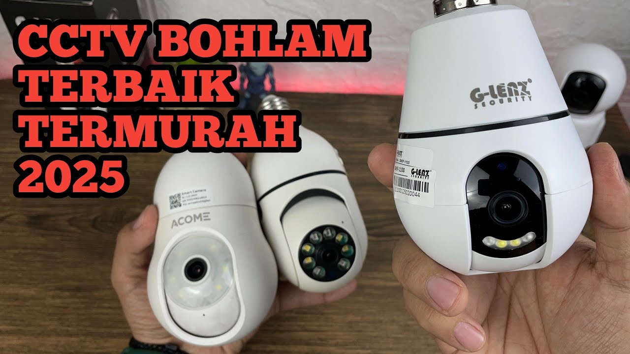 AKHIRNYA RILIS!! CCTV Bohlam Terbaik dan Termurah 2025 - Review Lengkap CCTV Bohlam G-Lenz GWIP 1100