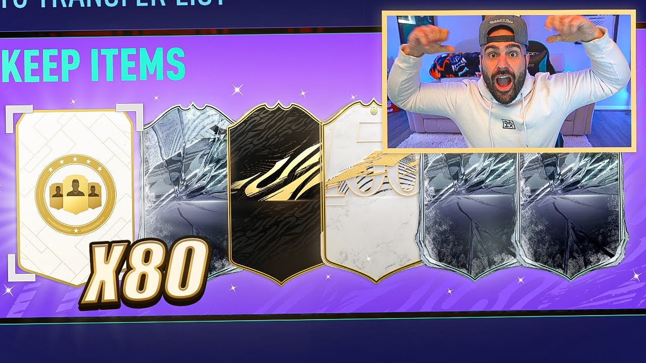 OMG! I PACKED SO MUCH!! INSANE 80x PLAYER PICK PACKS!! FIFA 21