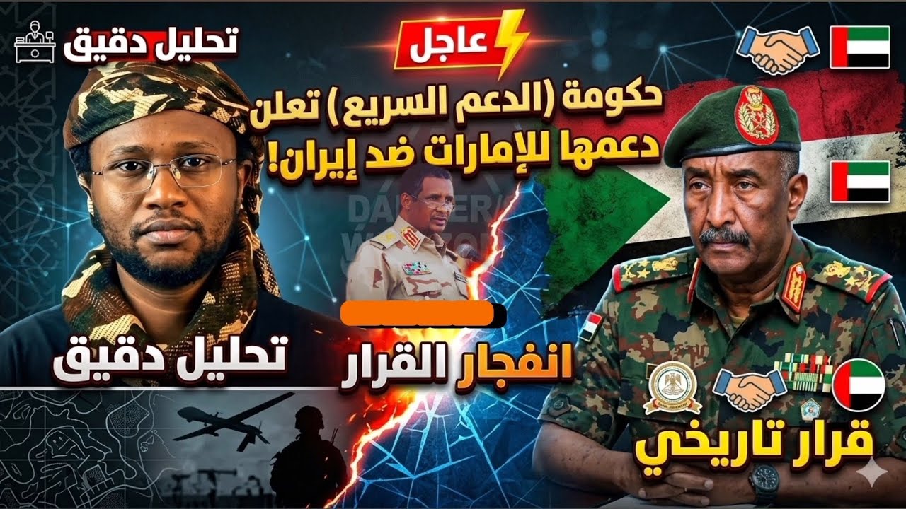 جدو موسى: موقف حاسم.. حكومة تأسيس (الدعم السريع) تعلن دعمها للإمارات ضد التدخلات الإيرانية