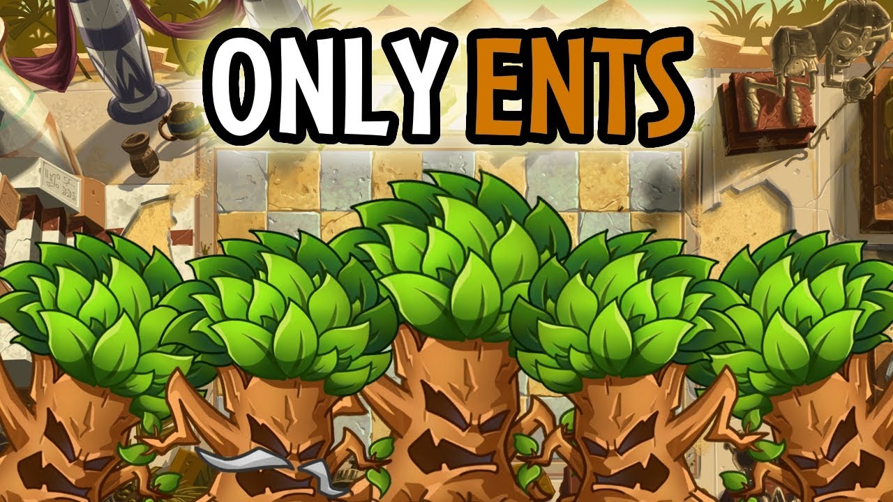 Can you beat PvZ2C WITH ONLY ENTS? [Ancient Egypt]