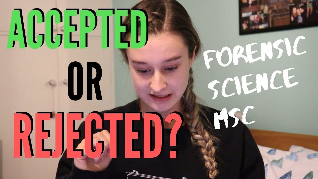 Did I Get Onto My Forensics MSc Course? Grad School Rejection Or Acceptance? LIVE REACTION