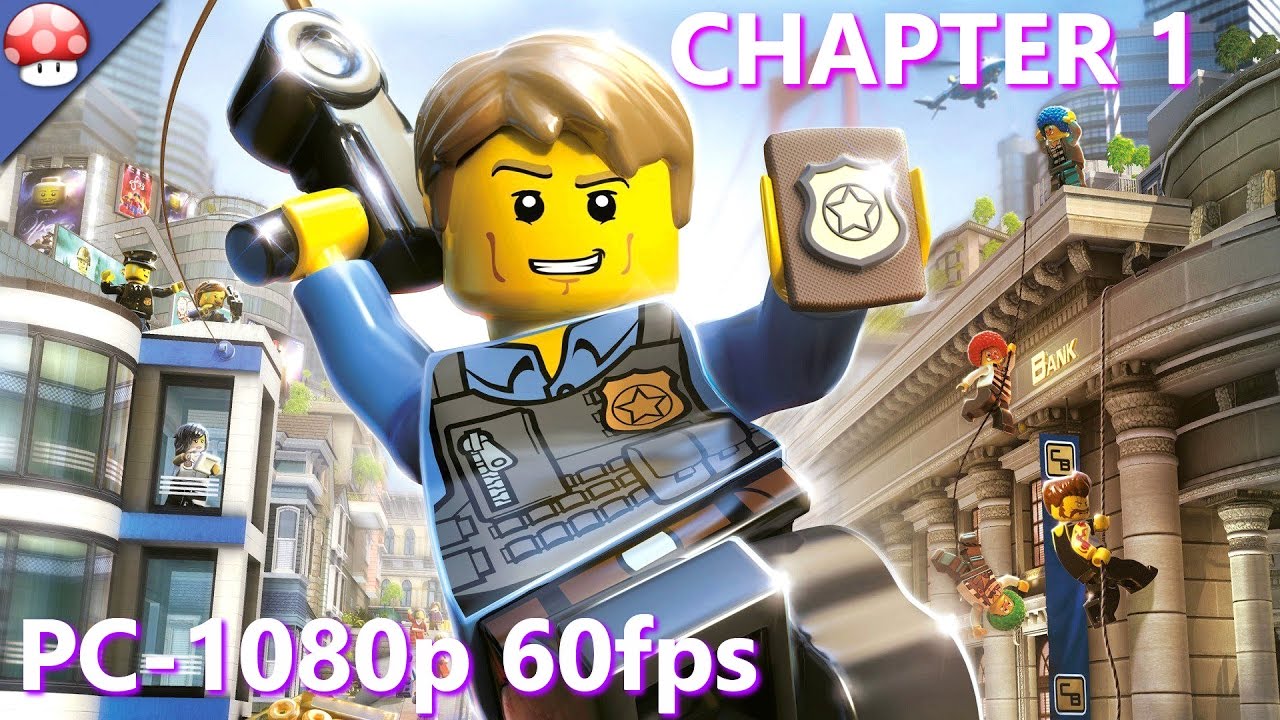 LEGO City Undercover PC Gameplay - Part 1 - Walkthrough (No Commentary) (Steam Lego Game 2017)