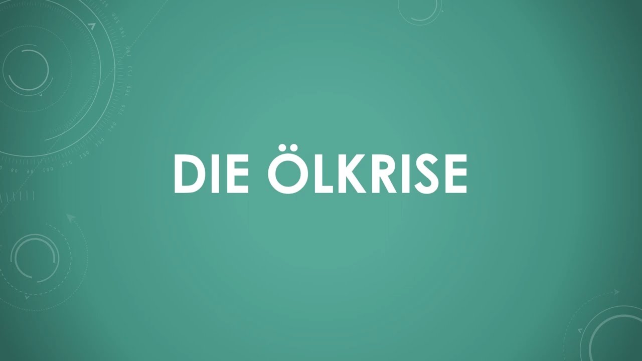 Die &Ouml;lkrise einfach und kurz erkl&auml;rt