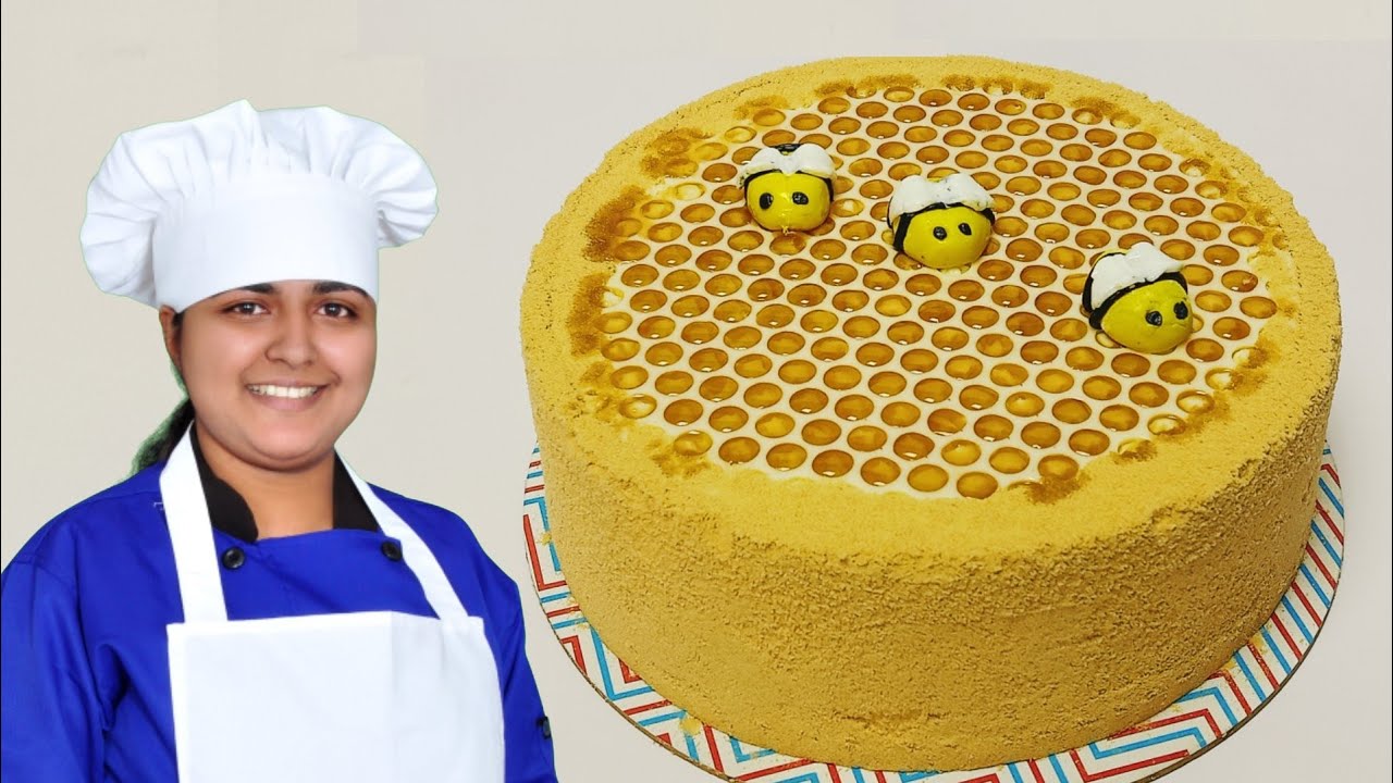 How to make Perfect Russian Honey cake || ഓവനും, ബീറ്ററും ഒന്നും വേണ്ട 👌😋