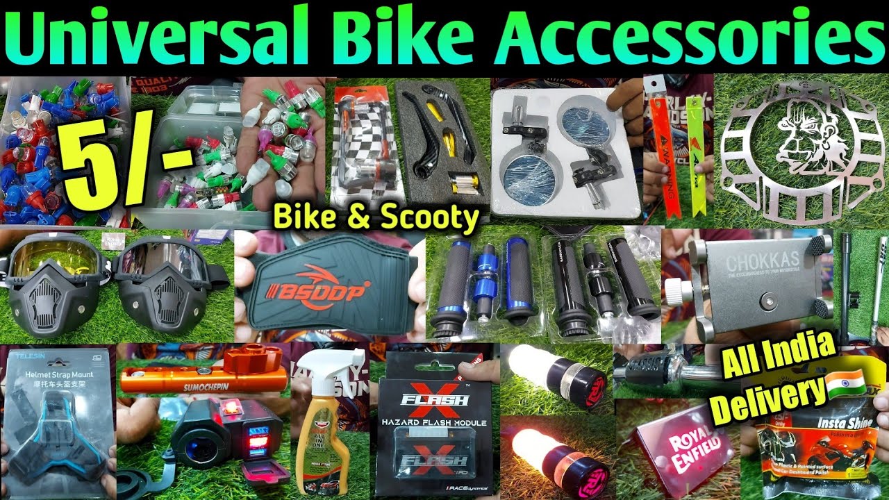 Universal Bike Accessories | Bike & Scooty | Buy Online | All India Delivery | Bike Accessories