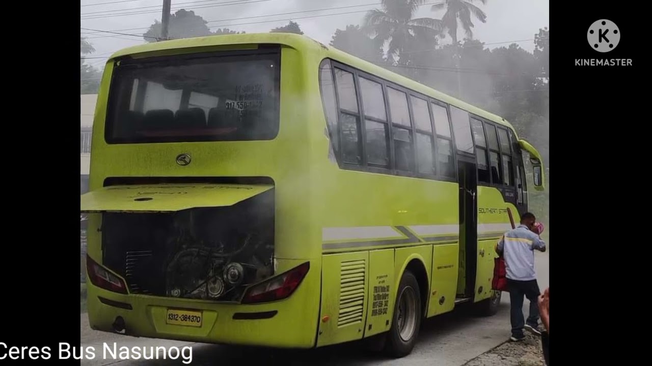 Ceres Bus Nasunog sa Bohol ngayong June 28, 2022