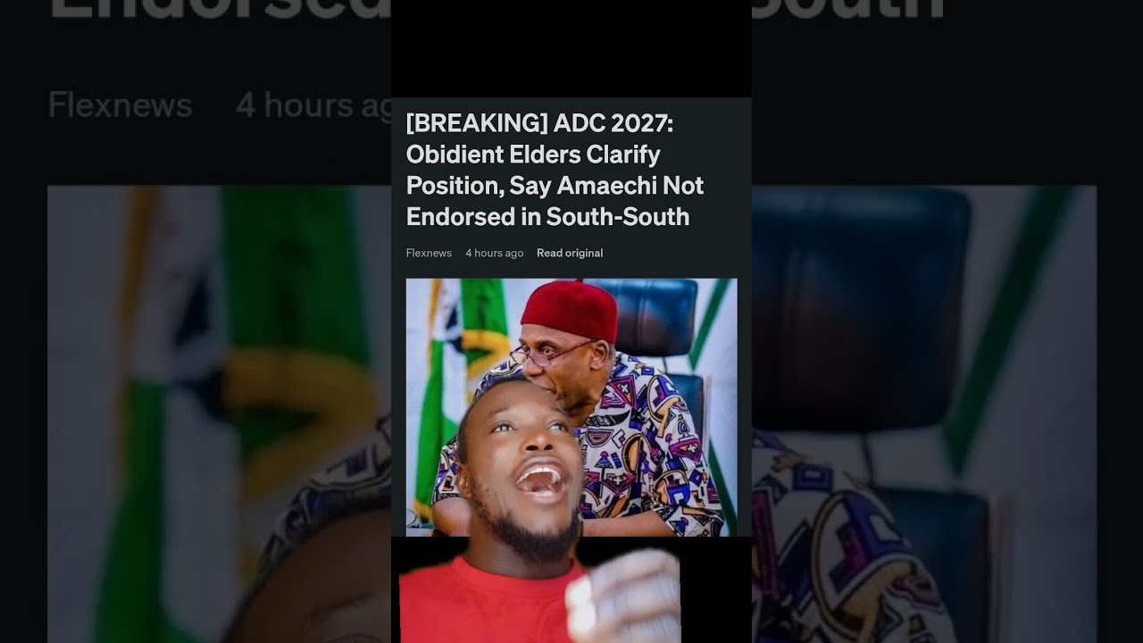 South South Obidience ADC faction reject Ameachi Endorsement. #politics #news #coalition #nigerians