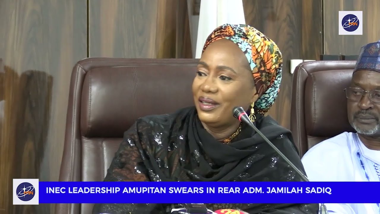  New INEC Commissioner Rear Admiral J. Malafa (rtd) Sworn-in