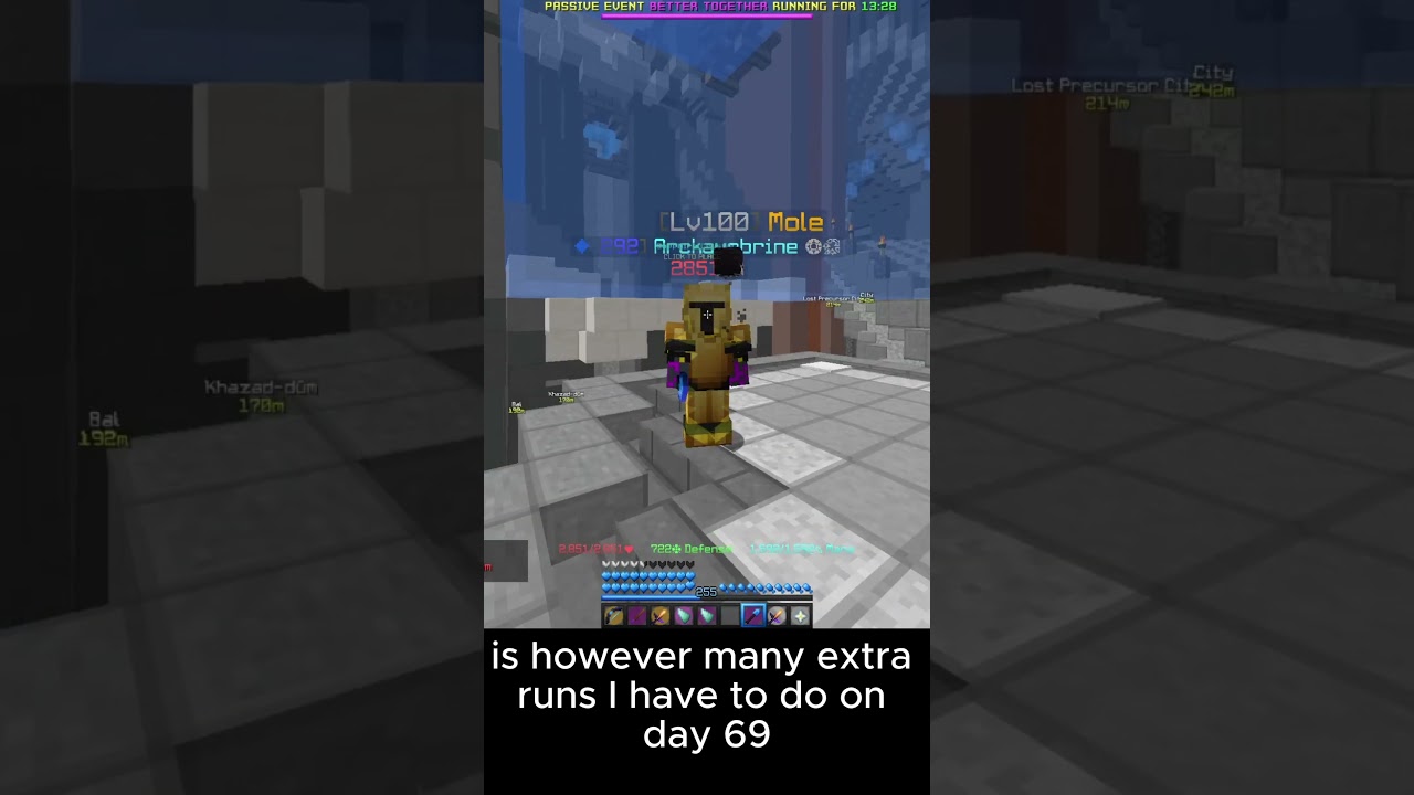 DOING A NUCLEUS RUN EVERYDAY UNTIL I GET ALLOY DAY 63 #hypixel  #minecraft #ironman #minecraftjava