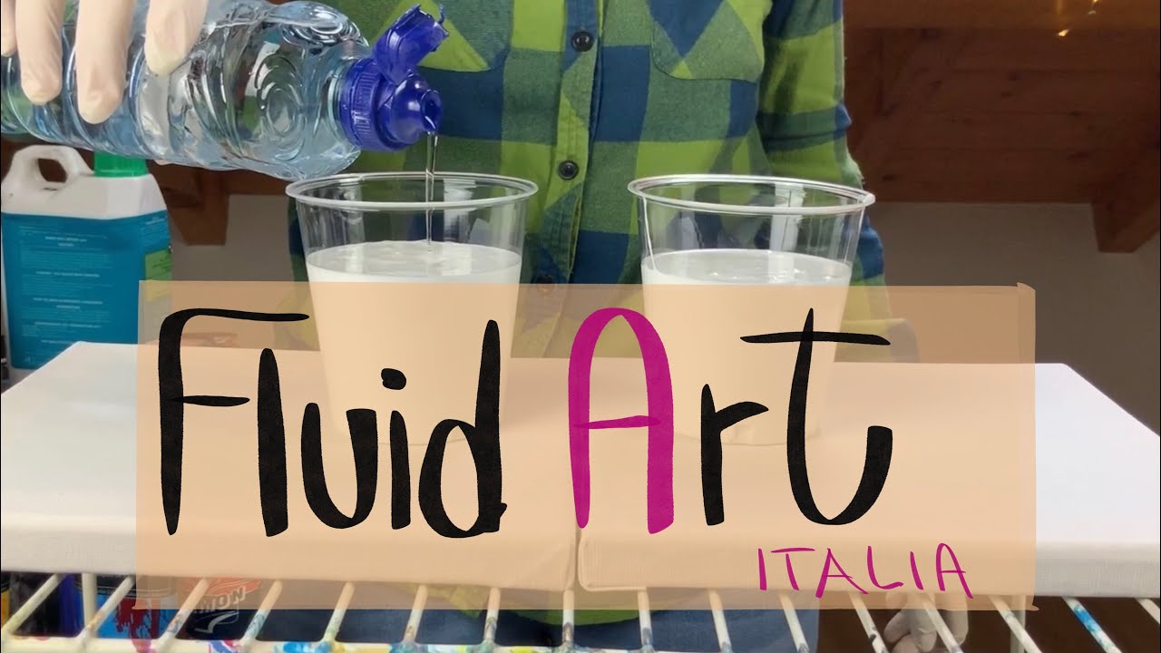 FLUID ART ITALIA - Come creo il medium con Floetrol e Colla vinilica