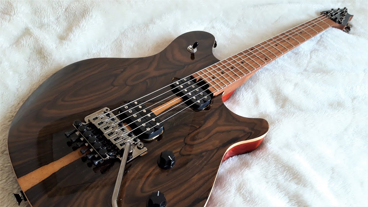 The NEW EVH Wolfgang WG Standard Exotic Ziricote Sounds AWESOME!