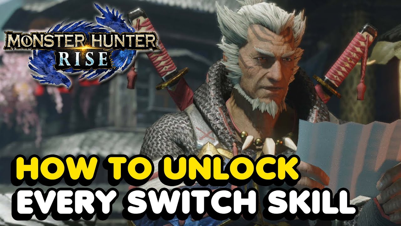 Как разблокировать все навыки Switch в Monster Hunter Rise
