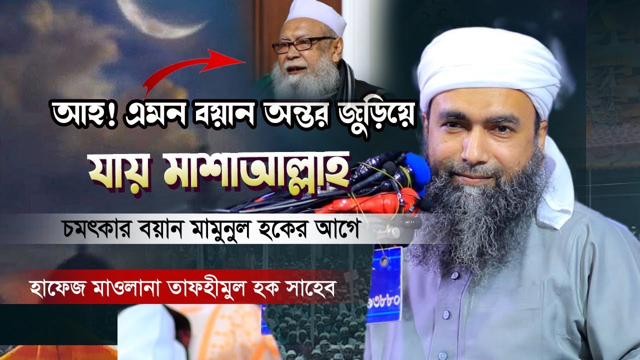 আহ! এমন বয়ান অন্তর জুড়িয়ে যায় শুনলে | Tafhimul Haque waz 2025 | হাফেজ মাওলানা তাফহীমুল হক সাহেব