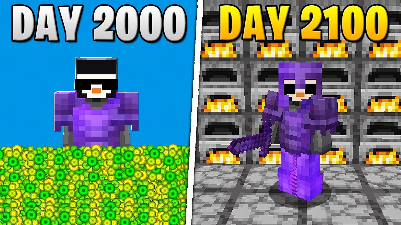 Я выжил 2100 дней в HARDCORE Minecraft...