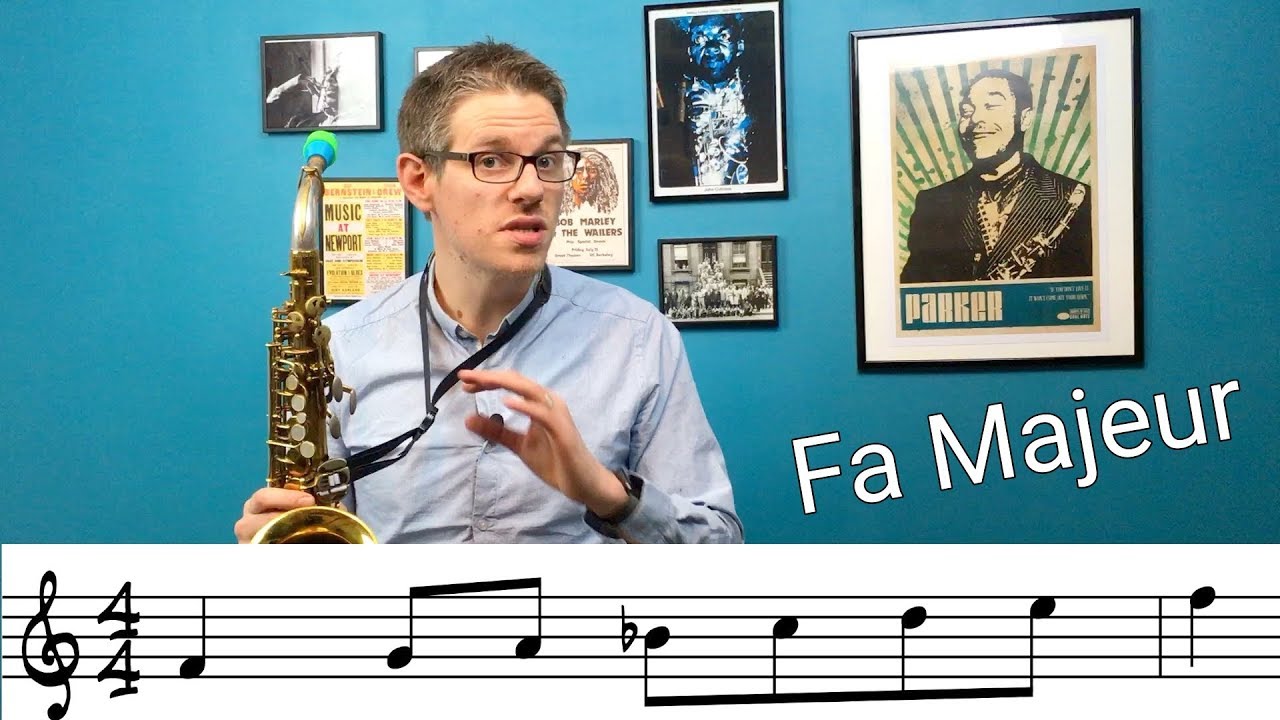 La gamme de Fa Majeur au saxophone