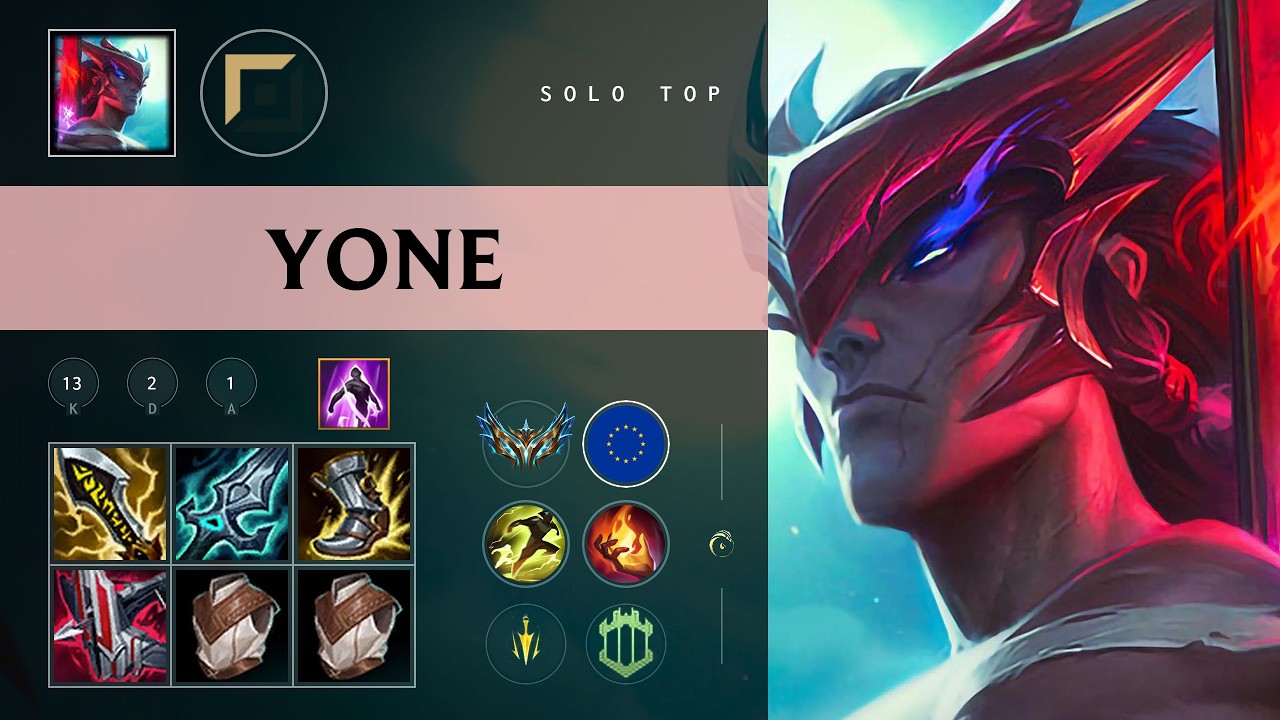 Yone Top vs Kennen - EUW Challenger Patch 26.09