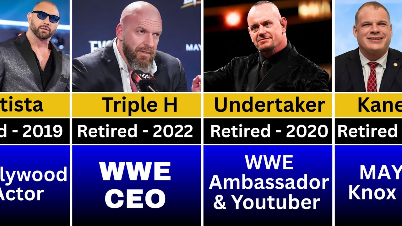 Retired WWE Wrestlers and Their Current Jobs in Real Life