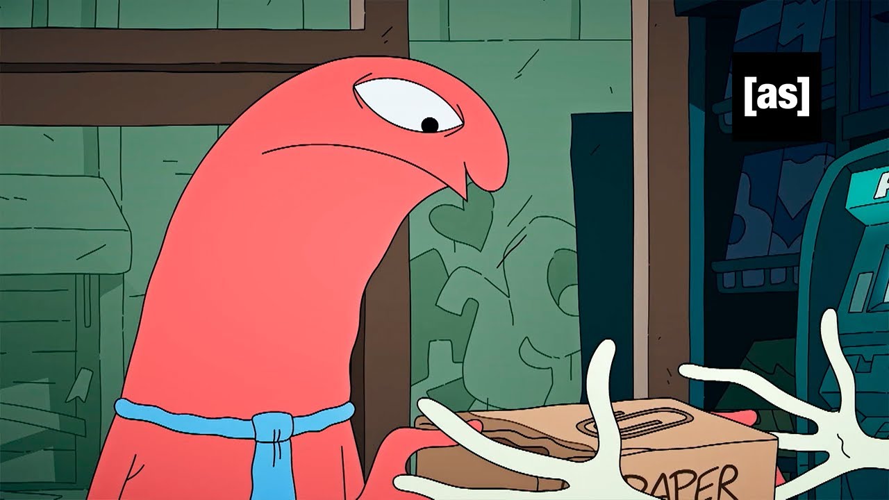 Alan y la desafortunada misión de encontrar sujetapapeles | Smiling Friends | Adult Swim LA