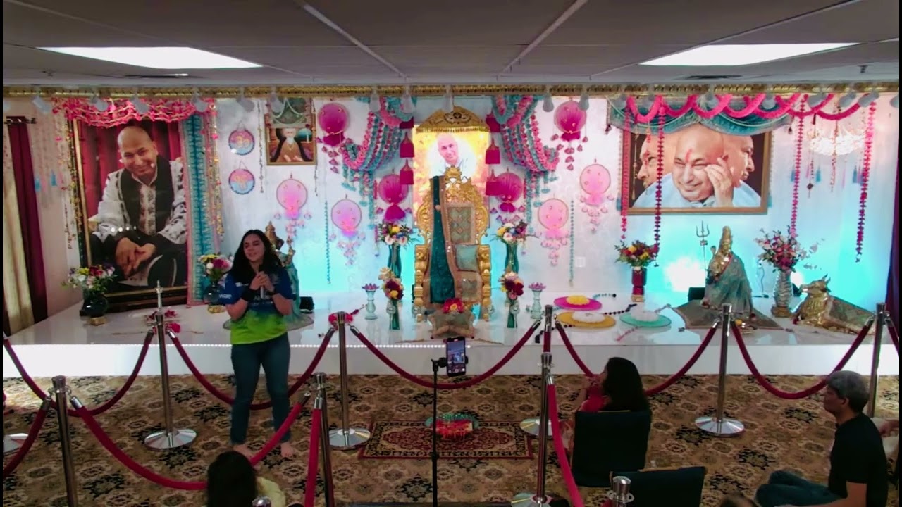 Satsang at Guruji’s temple in Kilmer New Jersey on 10th August 2025