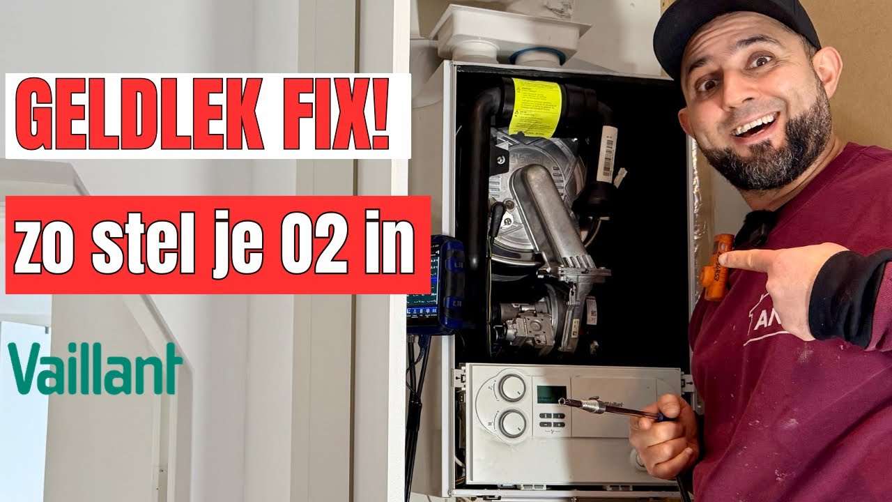 Geldlek In Huis. Leer Vaillant HR Solide Plus VHR O2 Instellen. Anouar de loodgieter