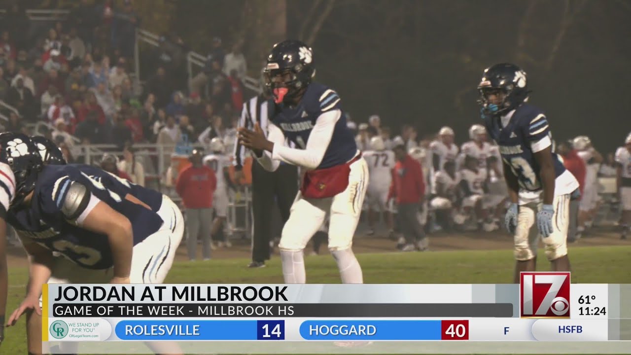 Highlights from 3rd round high school football playoff games in central NC